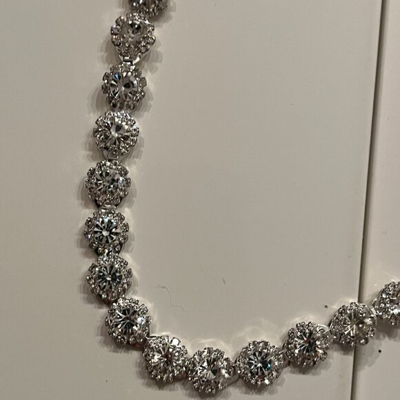 Sparkling Rhinestone Chain Belt – Adjustable Silver Statement Accessory ✨ - Picture 12 of 16